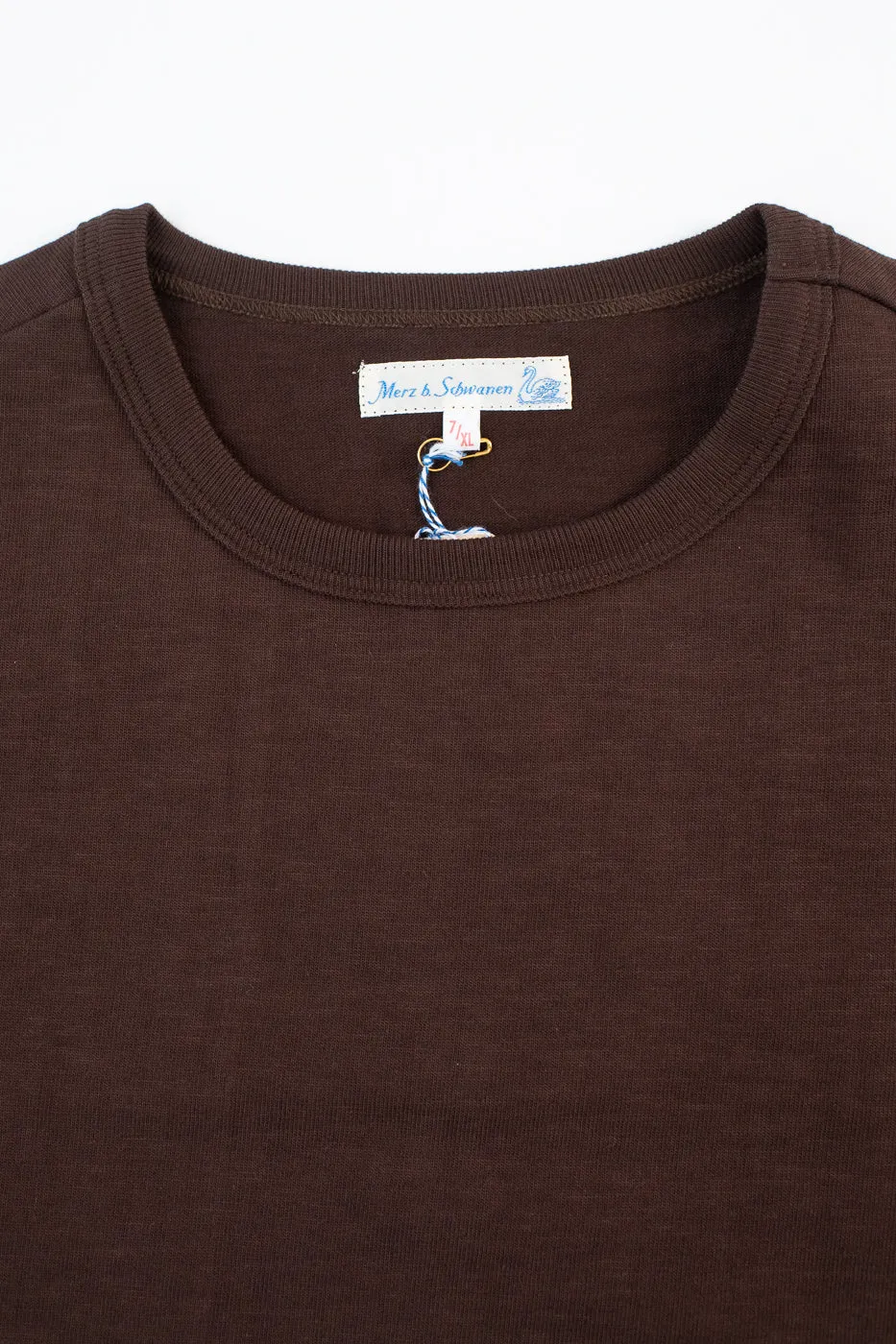 2S14.19 - 10.7oz Loopwheeled Heavy T-Shirt Relaxed Fit - Coffee