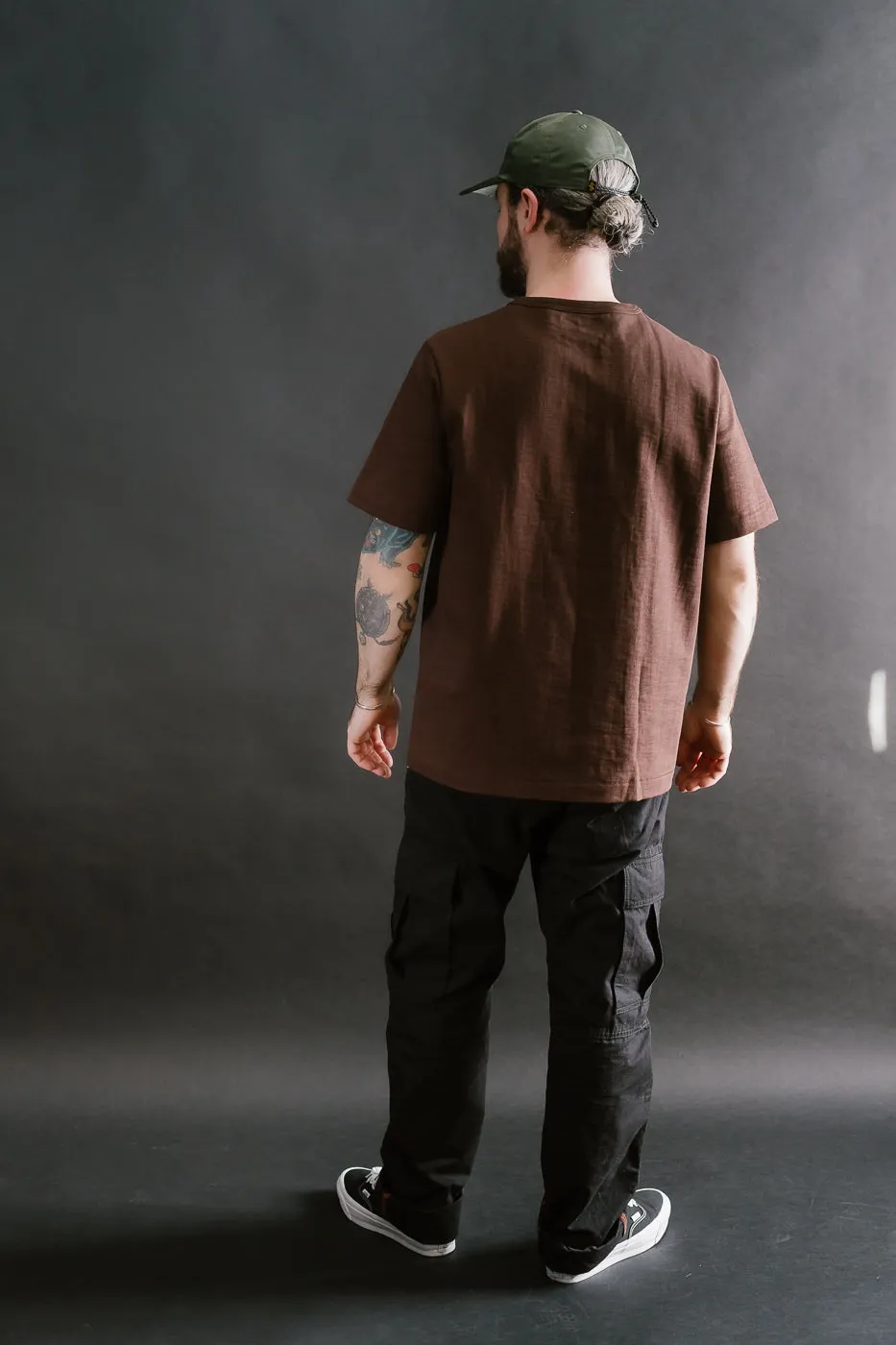 2S14.19 - 10.7oz Loopwheeled Heavy T-Shirt Relaxed Fit - Coffee