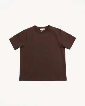 2S14.19 - 10.7oz Loopwheeled Heavy T-Shirt Relaxed Fit - Coffee