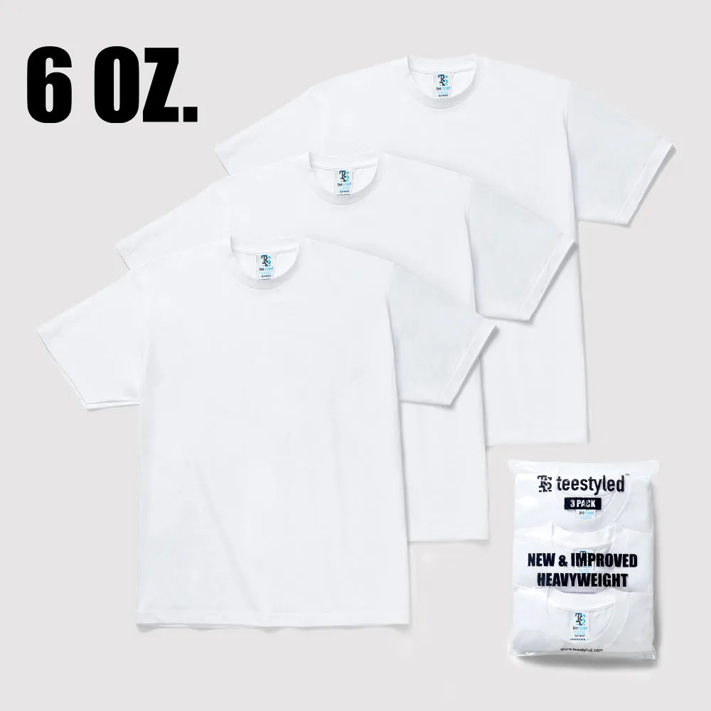3-PACK | 6 OZ. CLASSIC WEIGHT T-SHIRTS