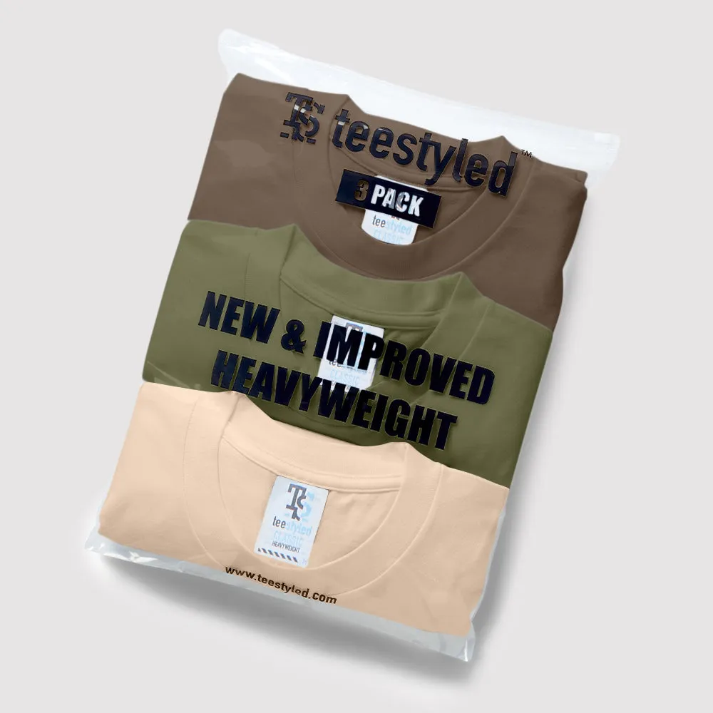 3-PACK | 6 OZ. CLASSIC WEIGHT T-SHIRTS