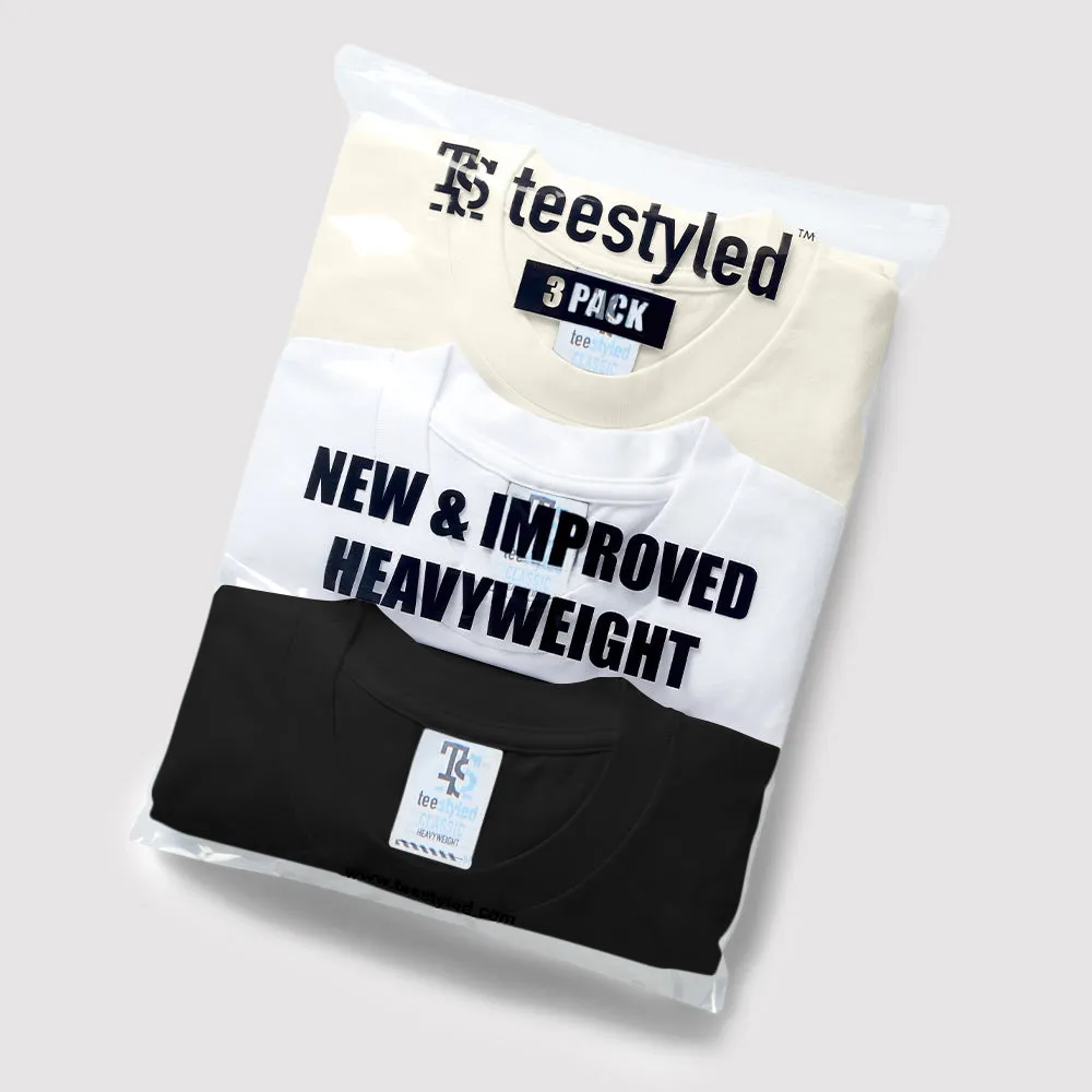 3-PACK | 6 OZ. CLASSIC WEIGHT T-SHIRTS