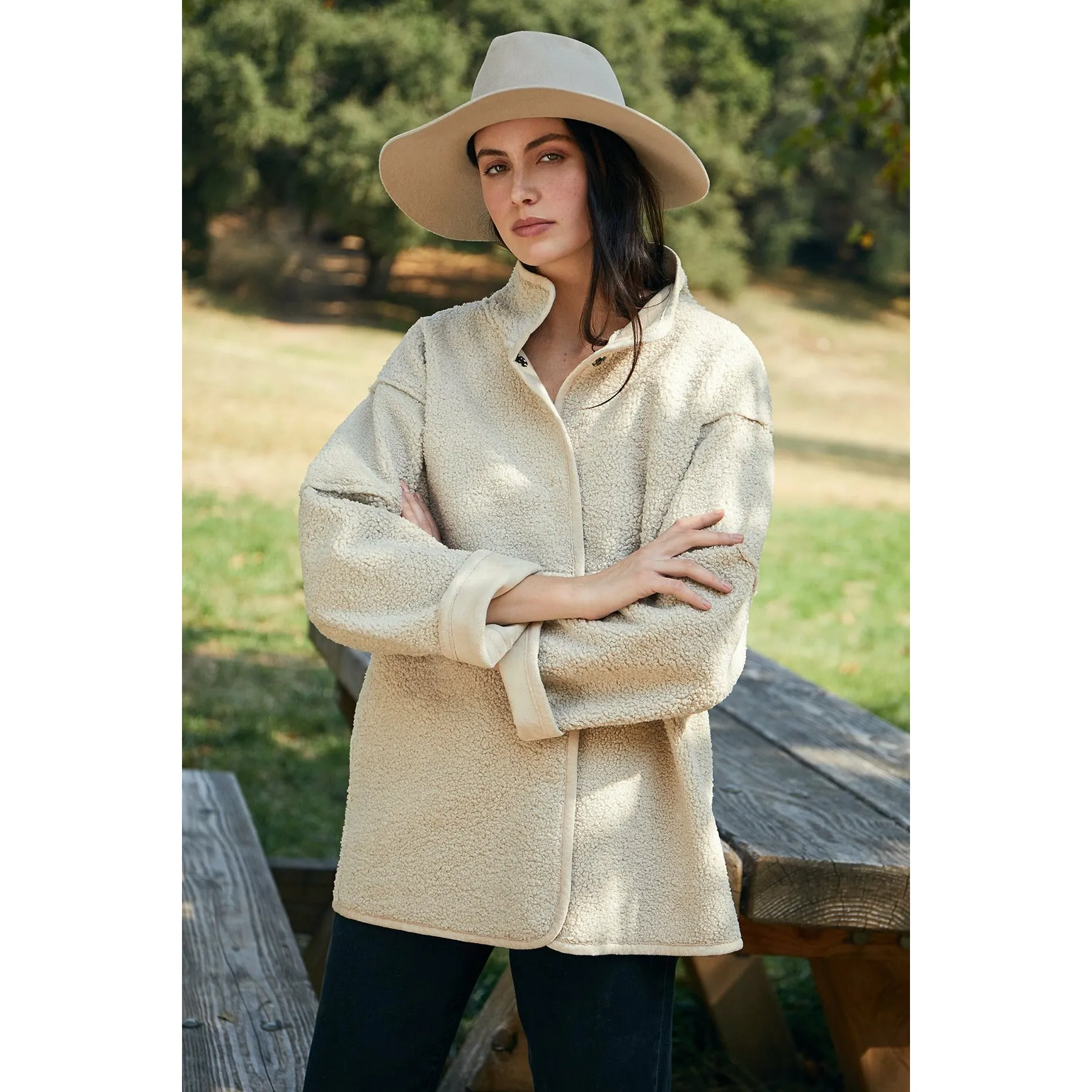 Albany Reversible Lux Sherpa Coat