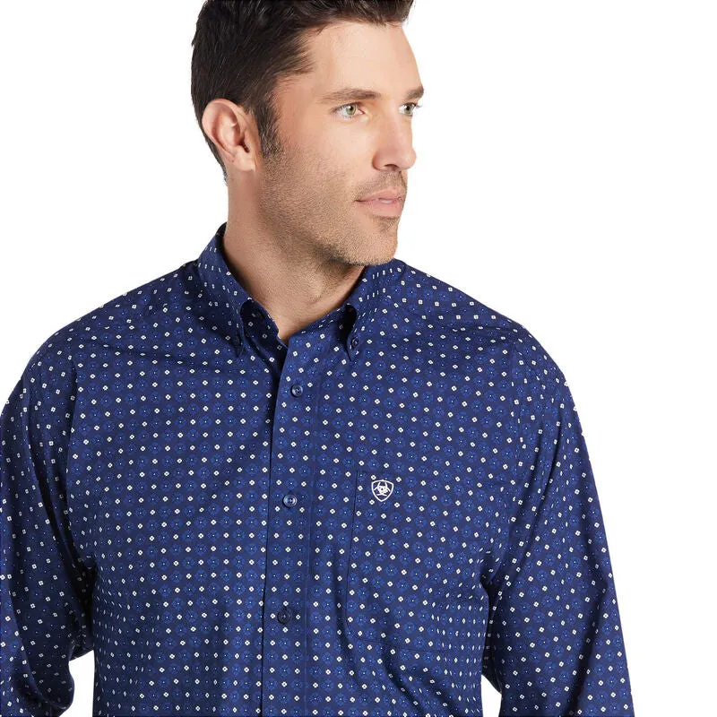 Ariat Classic Long Sleeve Button Up - Maritime Blue
