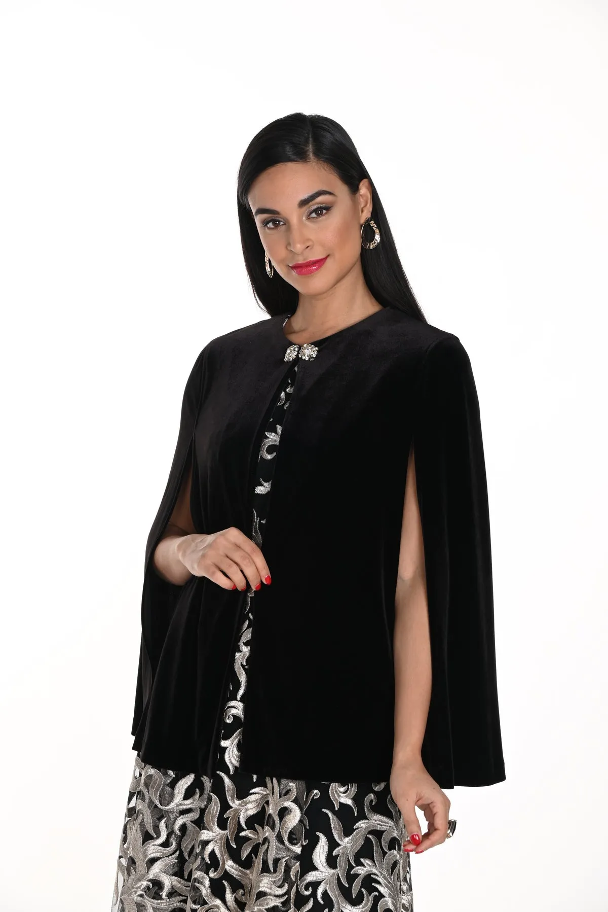 Black Knit Cape