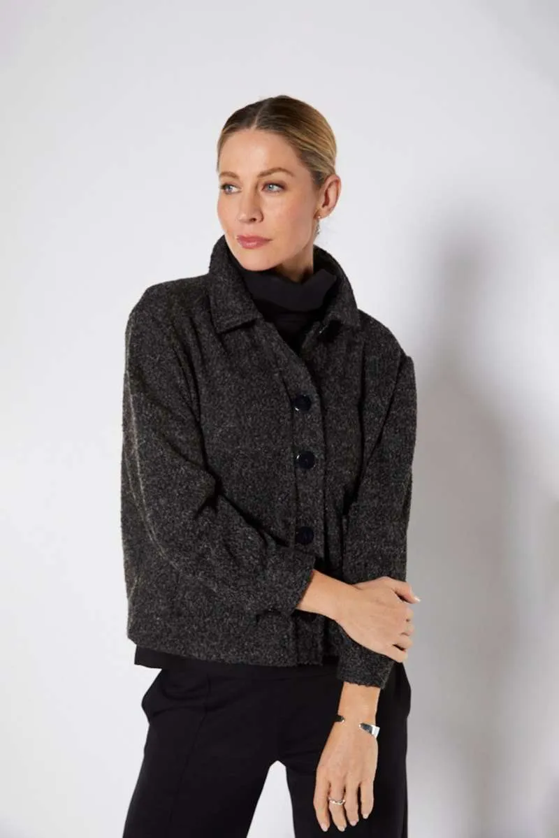Boxy Jacket in Charcoal ANNA.W25 by Philosophy