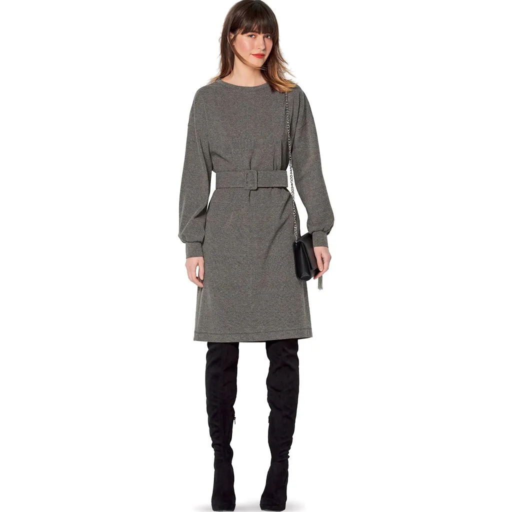Burda Style Pattern 6180 Misses' Shirtdress - Overcut shoulders B6180