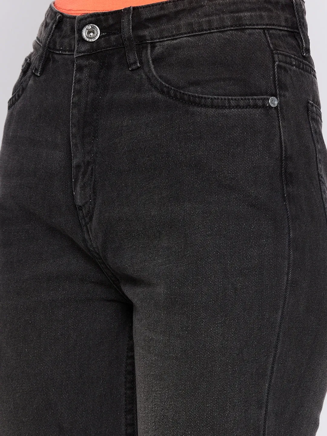 Camla Barcelona Black Distressed Boyfriend Fit Jeans