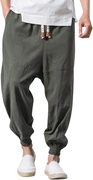 Cargo Pants for Men Relaxed Fit Bottom Straight Leg Casual Loose Fit Baggy Athletic Jogger Pants with Pockets Men's