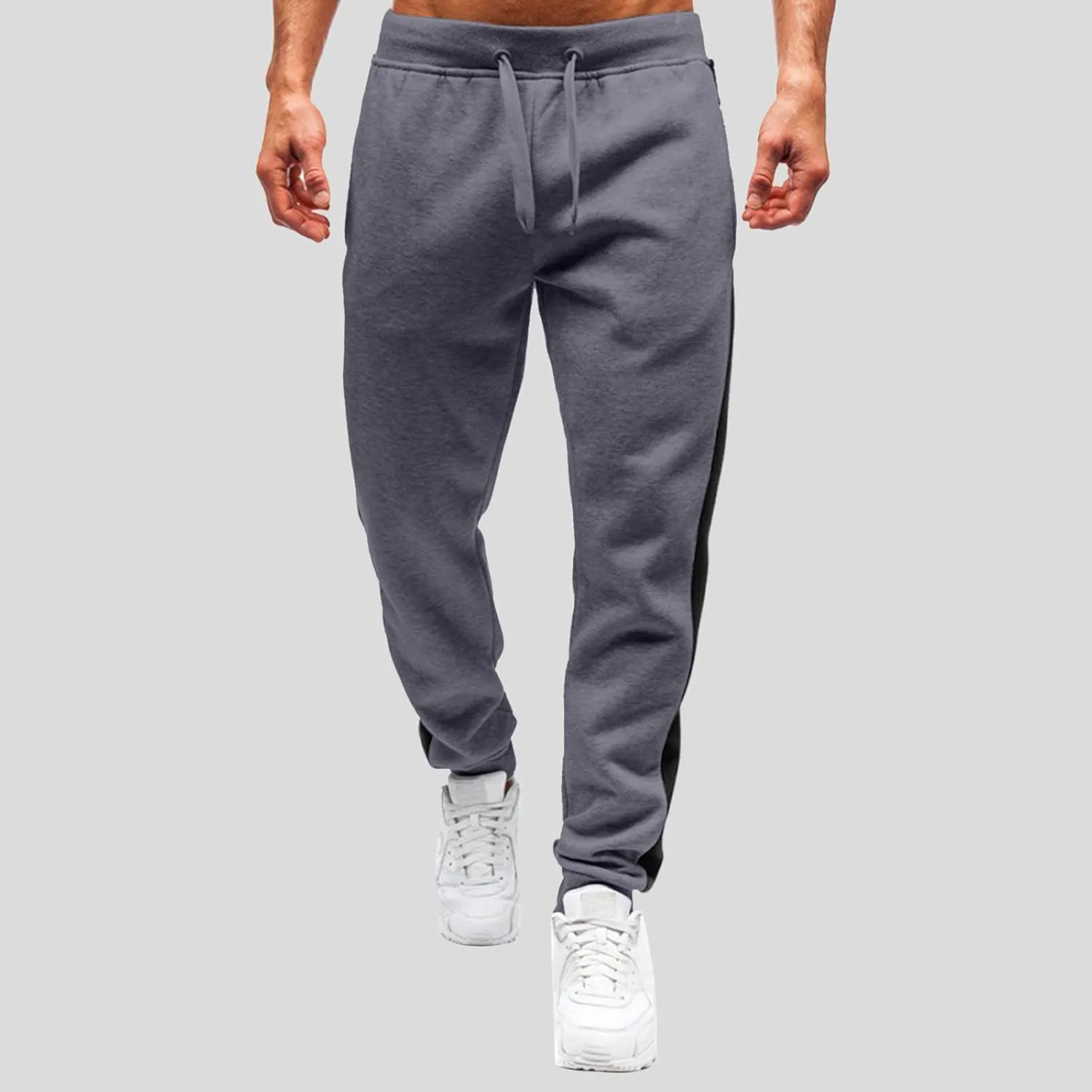 Cargo Pants for Men Relaxed Fit Drawstring Waist Side Pocket Straight Cargo Pants Joggers Men's Casual Athletic Cargo