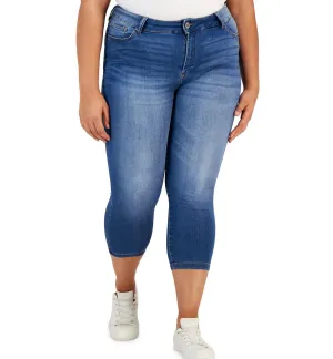 Celebrity Pink Women's Trendy Cropped Skinny Jeans Big Spender Plus Size 24