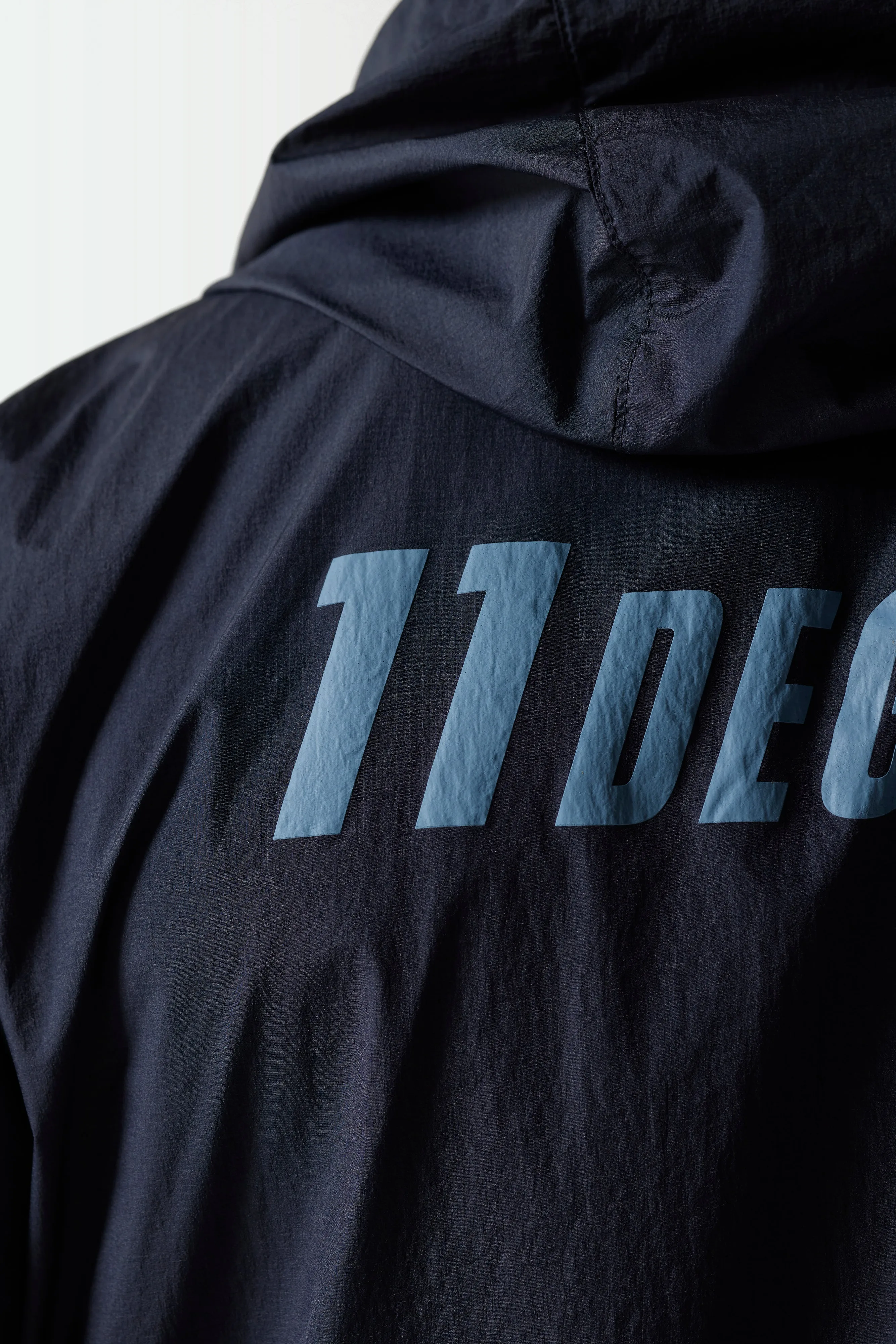 Colour Block Overhead Jacket - Navy / Elemental Blue