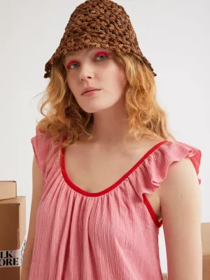 Cotton gauze dress