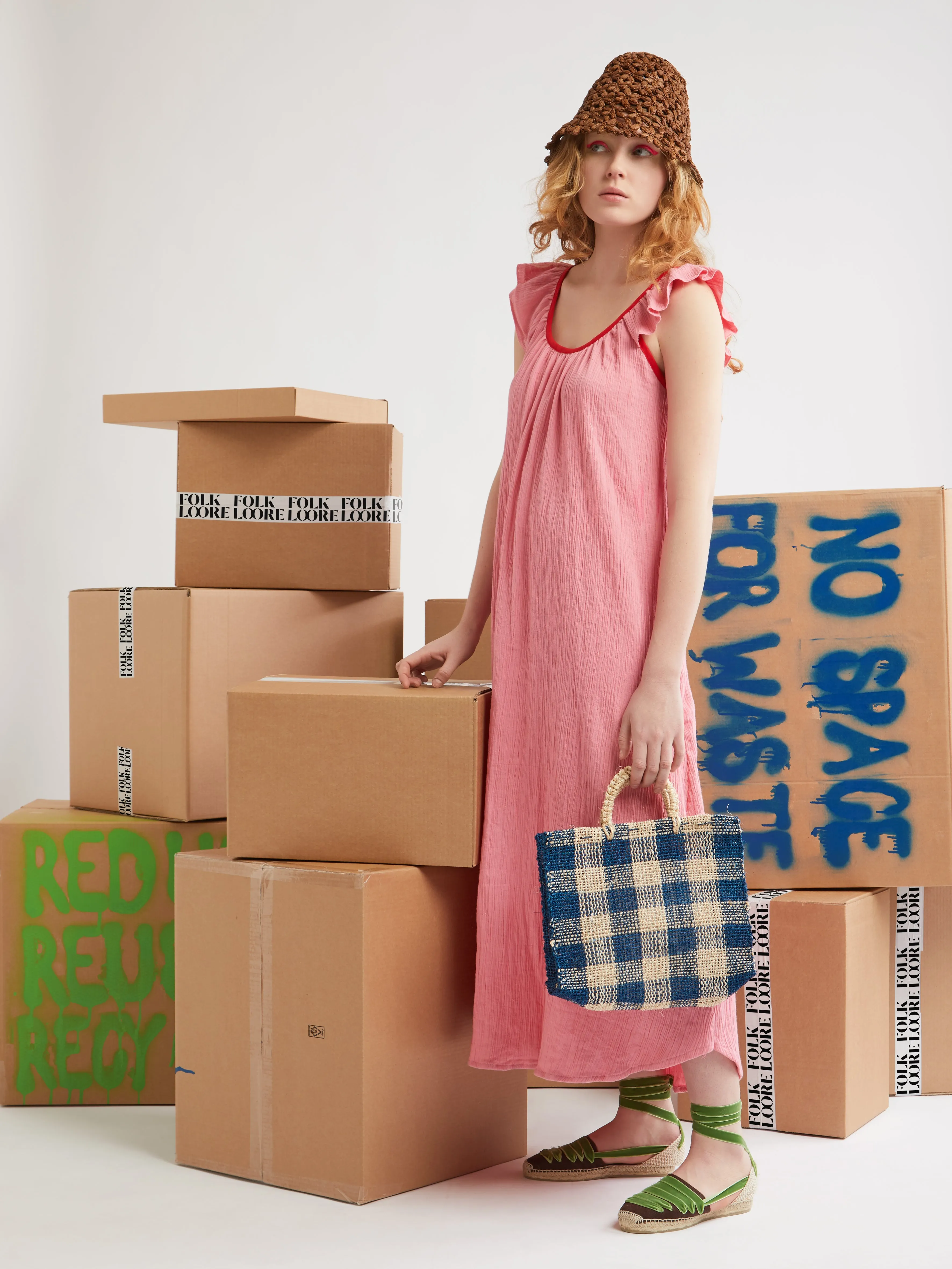 Cotton gauze dress