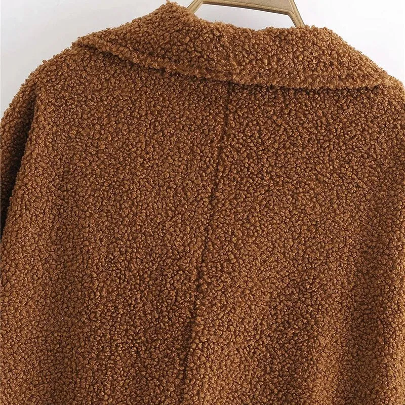 CROP TEDDY JACKET