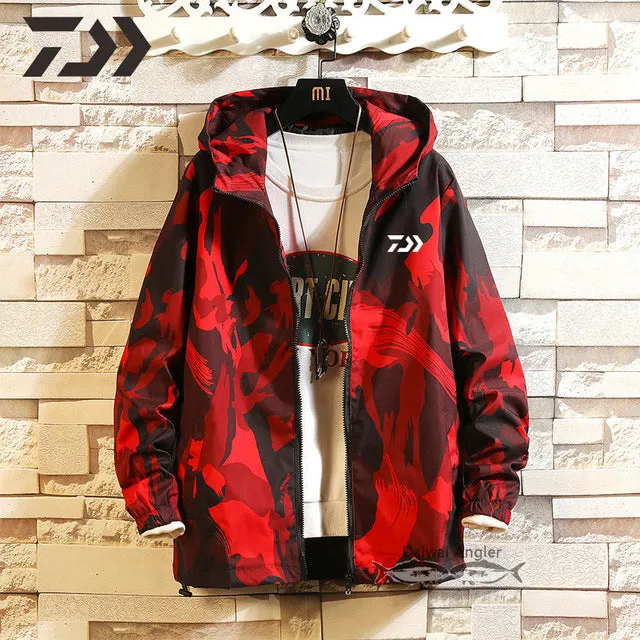 Daiwa Clothing Fishing Clothes Breathable Quick Dry Fishing Shirt Sun Protection Fishing Wear Outdoor Daiwa Fishing Jackets Men