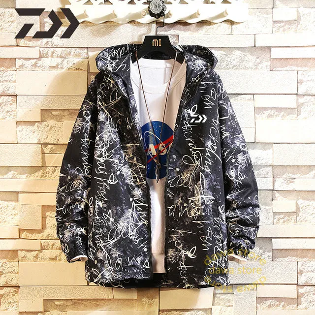 Daiwa Clothing Fishing Clothes Breathable Quick Dry Fishing Shirt Sun Protection Fishing Wear Outdoor Daiwa Fishing Jackets Men