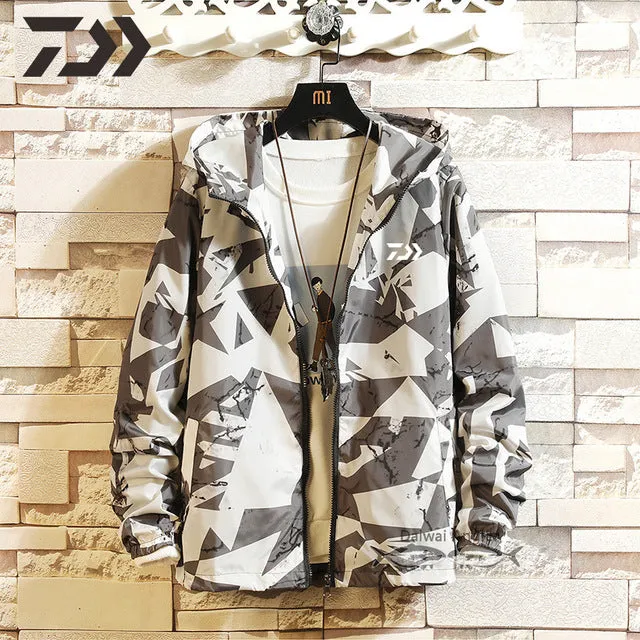 Daiwa Clothing Fishing Clothes Breathable Quick Dry Fishing Shirt Sun Protection Fishing Wear Outdoor Daiwa Fishing Jackets Men