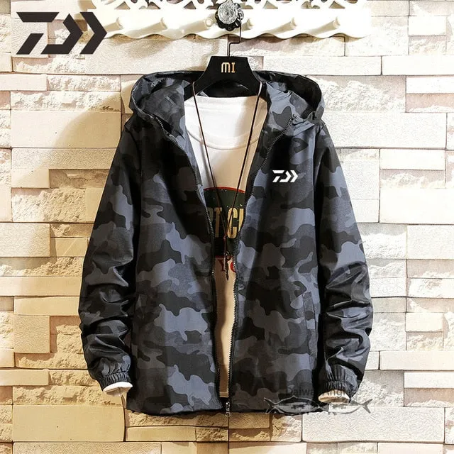Daiwa Clothing Fishing Clothes Breathable Quick Dry Fishing Shirt Sun Protection Fishing Wear Outdoor Daiwa Fishing Jackets Men