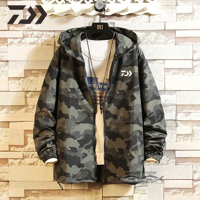 Daiwa Clothing Fishing Clothes Breathable Quick Dry Fishing Shirt Sun Protection Fishing Wear Outdoor Daiwa Fishing Jackets Men