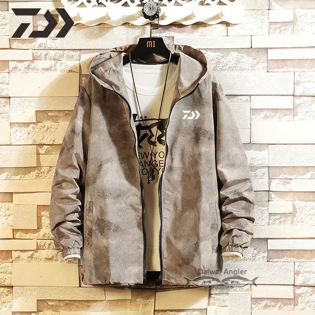 Daiwa Clothing Fishing Clothes Breathable Quick Dry Fishing Shirt Sun Protection Fishing Wear Outdoor Daiwa Fishing Jackets Men