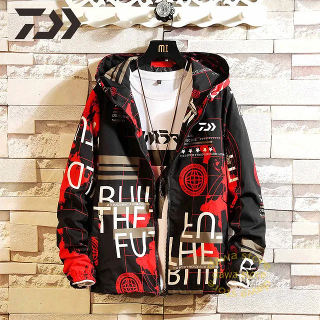 Daiwa Clothing Fishing Clothes Breathable Quick Dry Fishing Shirt Sun Protection Fishing Wear Outdoor Daiwa Fishing Jackets Men
