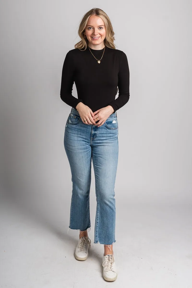 Daze high rise crop flare jeans Marina Vintage