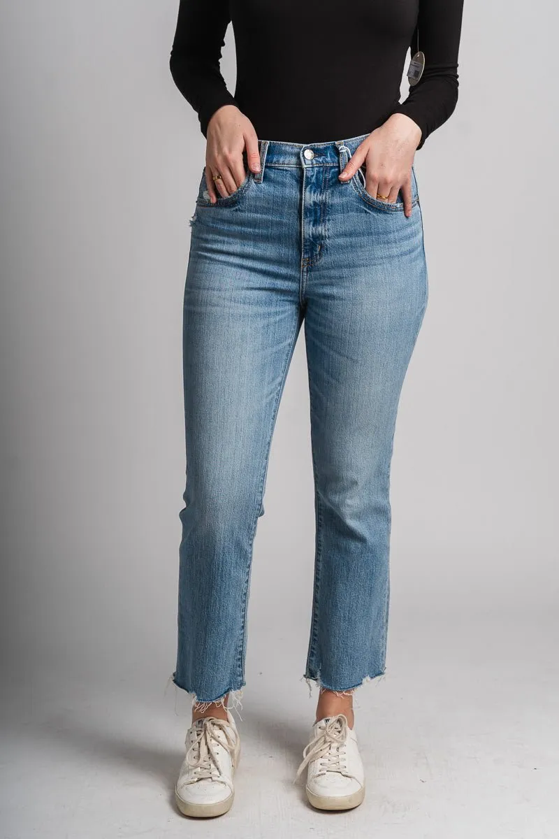 Daze high rise crop flare jeans Marina Vintage