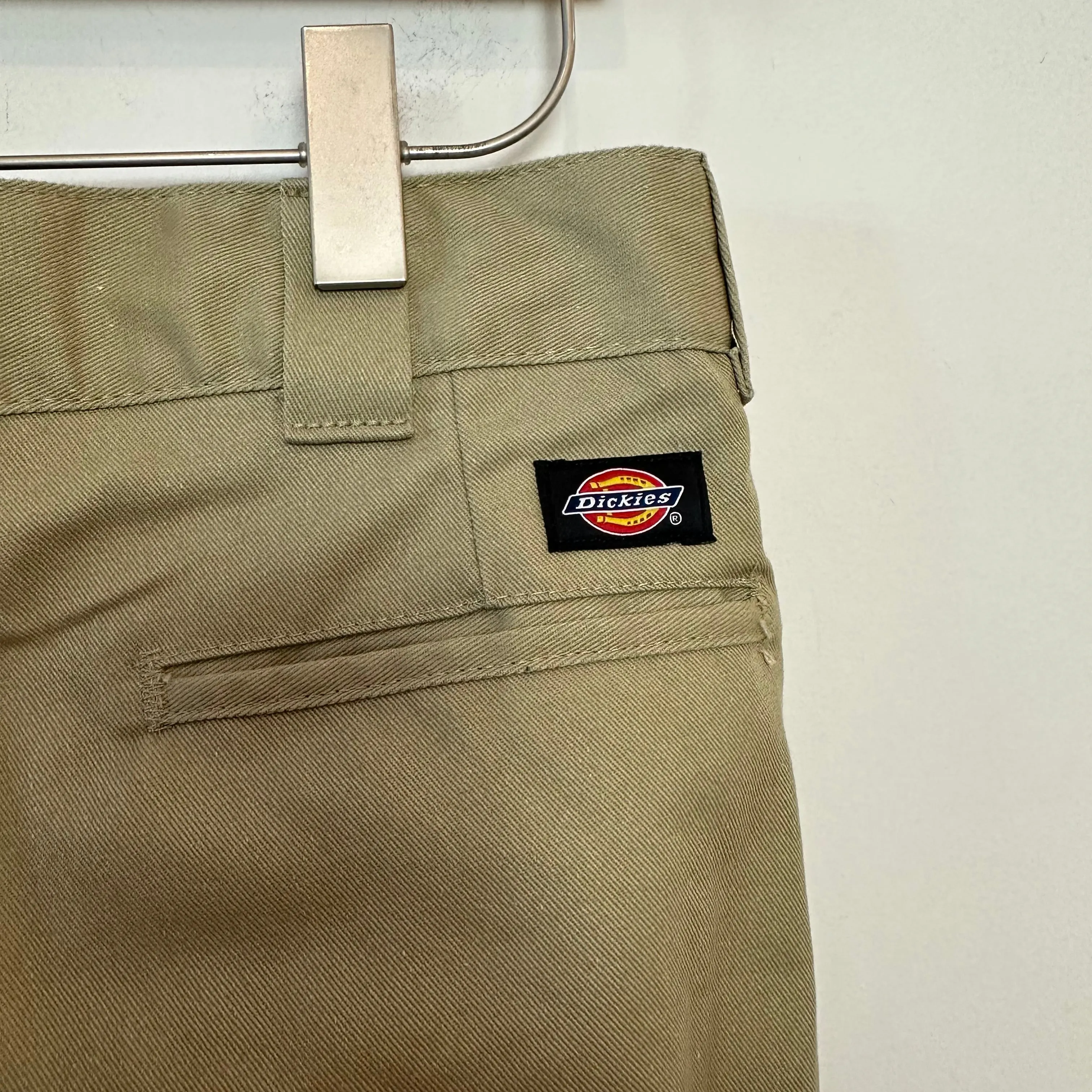 Dickies Slim Straight Fit Work Pants Khaki Utility Trousers 32 X 32