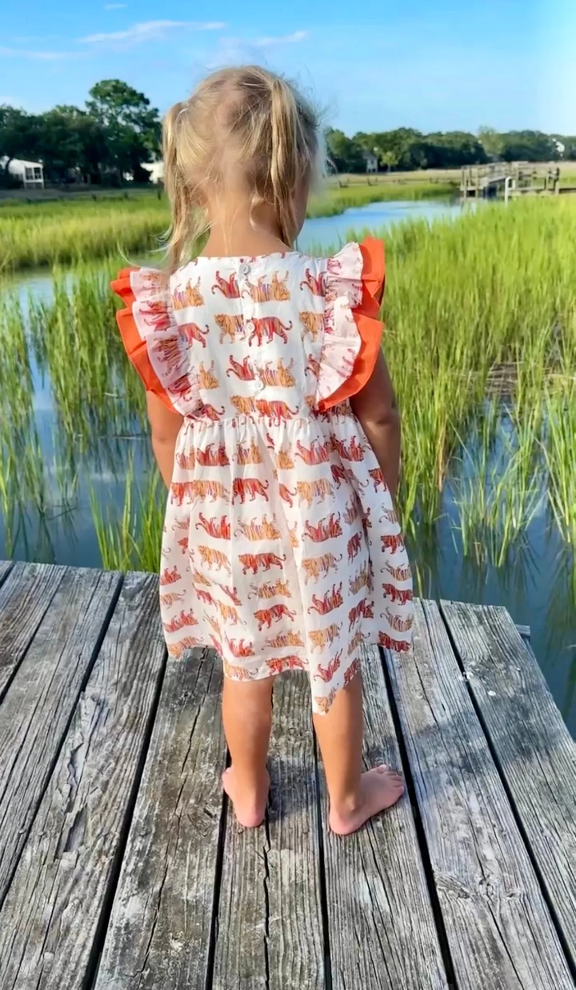 Easy Tiger - Flutter Sleeve Dress