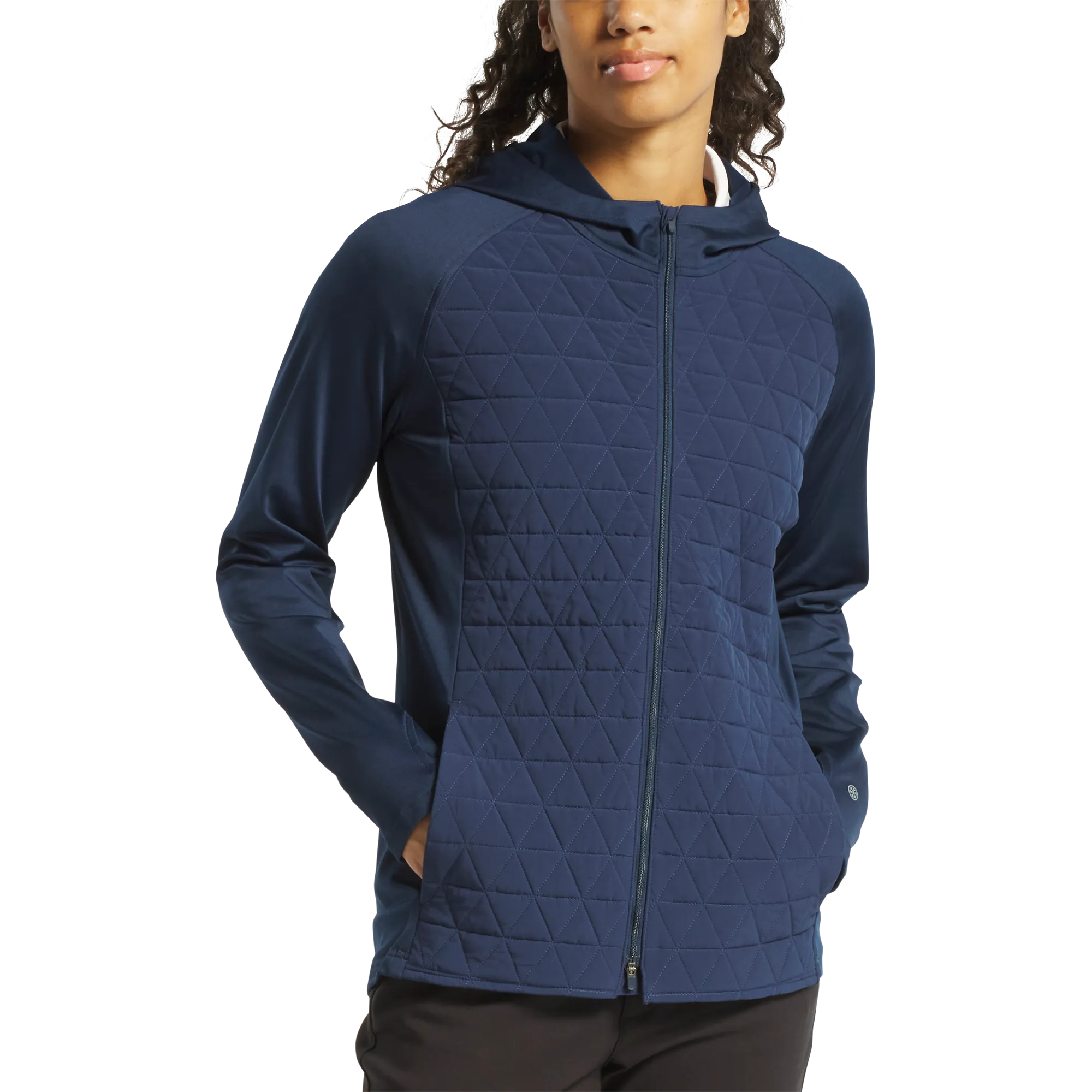 FootJoy Women's Full-Zip ThermoSeries Hoodie - Navy