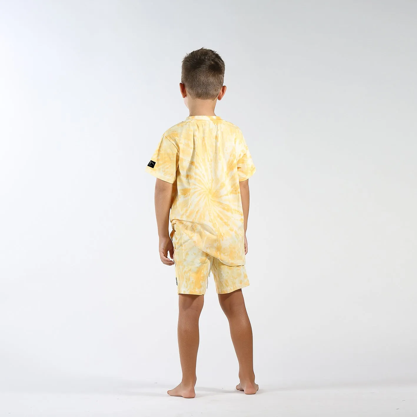 Hello Stranger SS Tee - Yellow Tie Dye