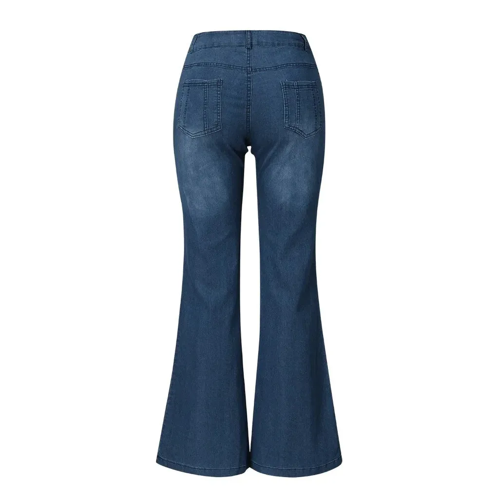 Isola - Embroidered Bell Bottoms