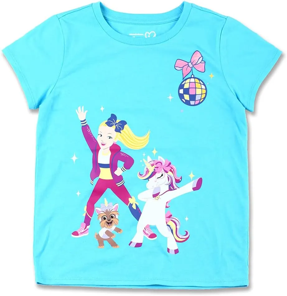 JoJo Siwa girls Cute Comfy Soft Fleece Sweatshirt Sweatpant Tee 3 Piece Set3 Piece Set