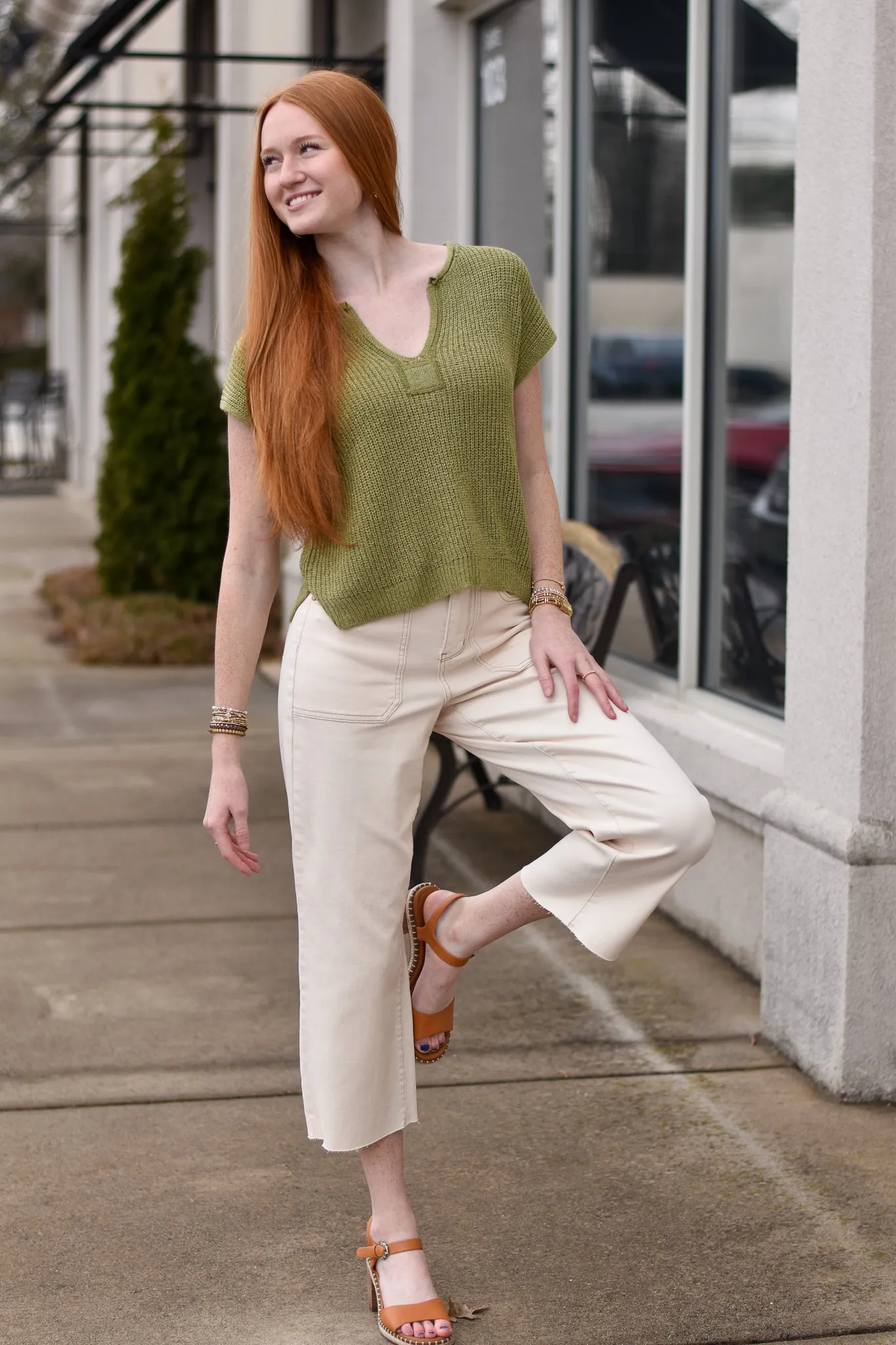 Judy Blue Toni Hi-Rise Cropped Wide Leg Jeans