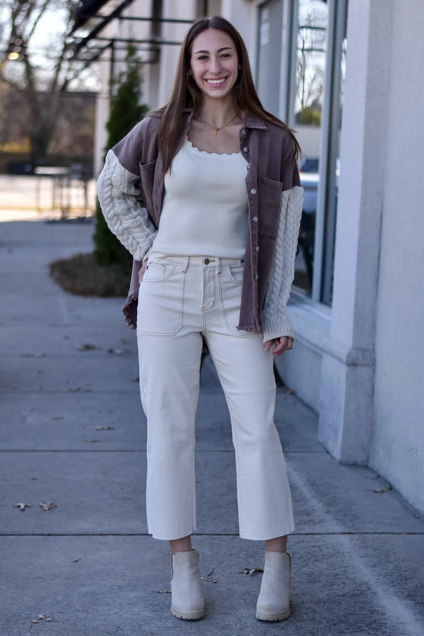 Judy Blue Toni Hi-Rise Cropped Wide Leg Jeans