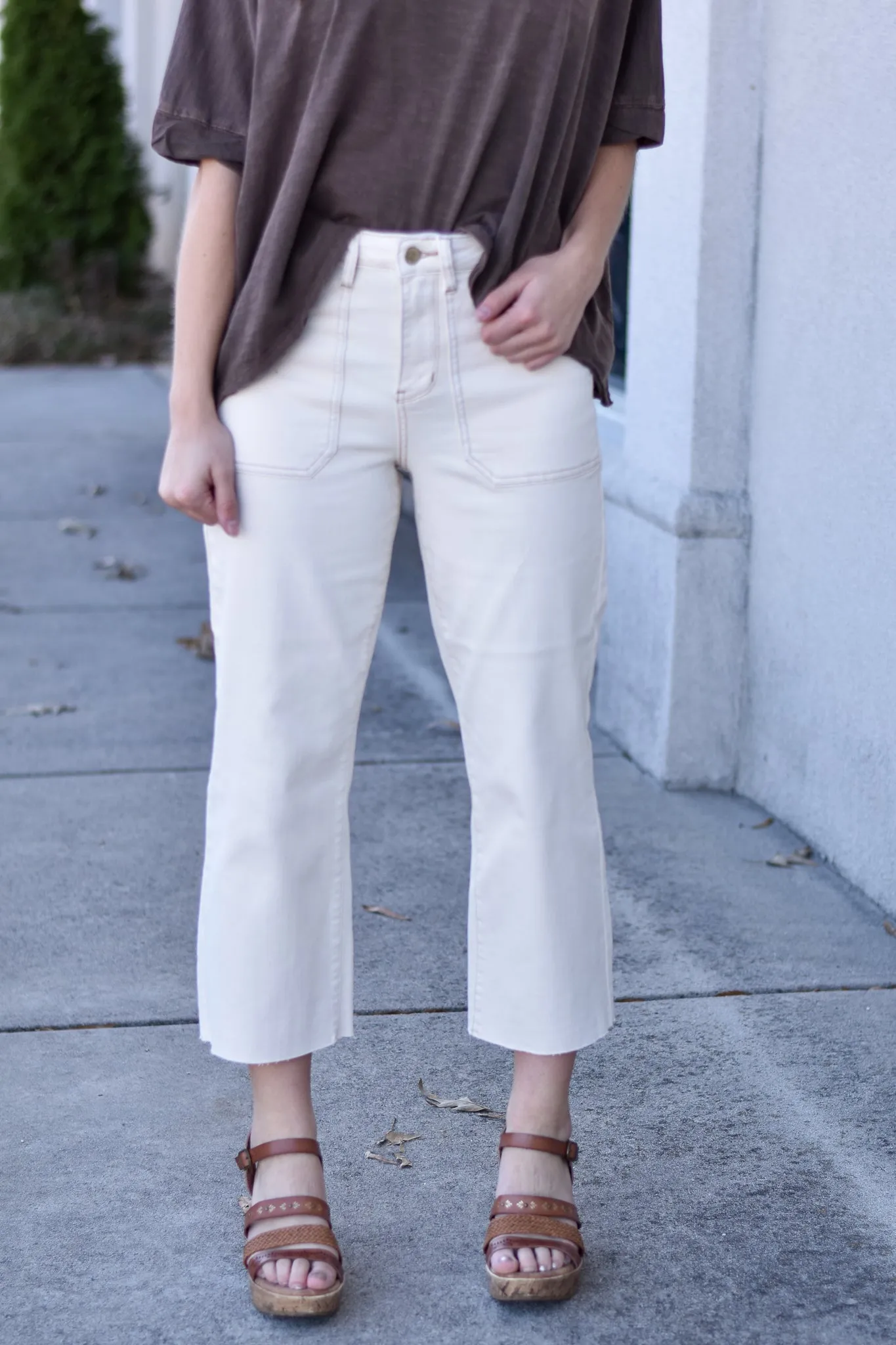 Judy Blue Toni Hi-Rise Cropped Wide Leg Jeans