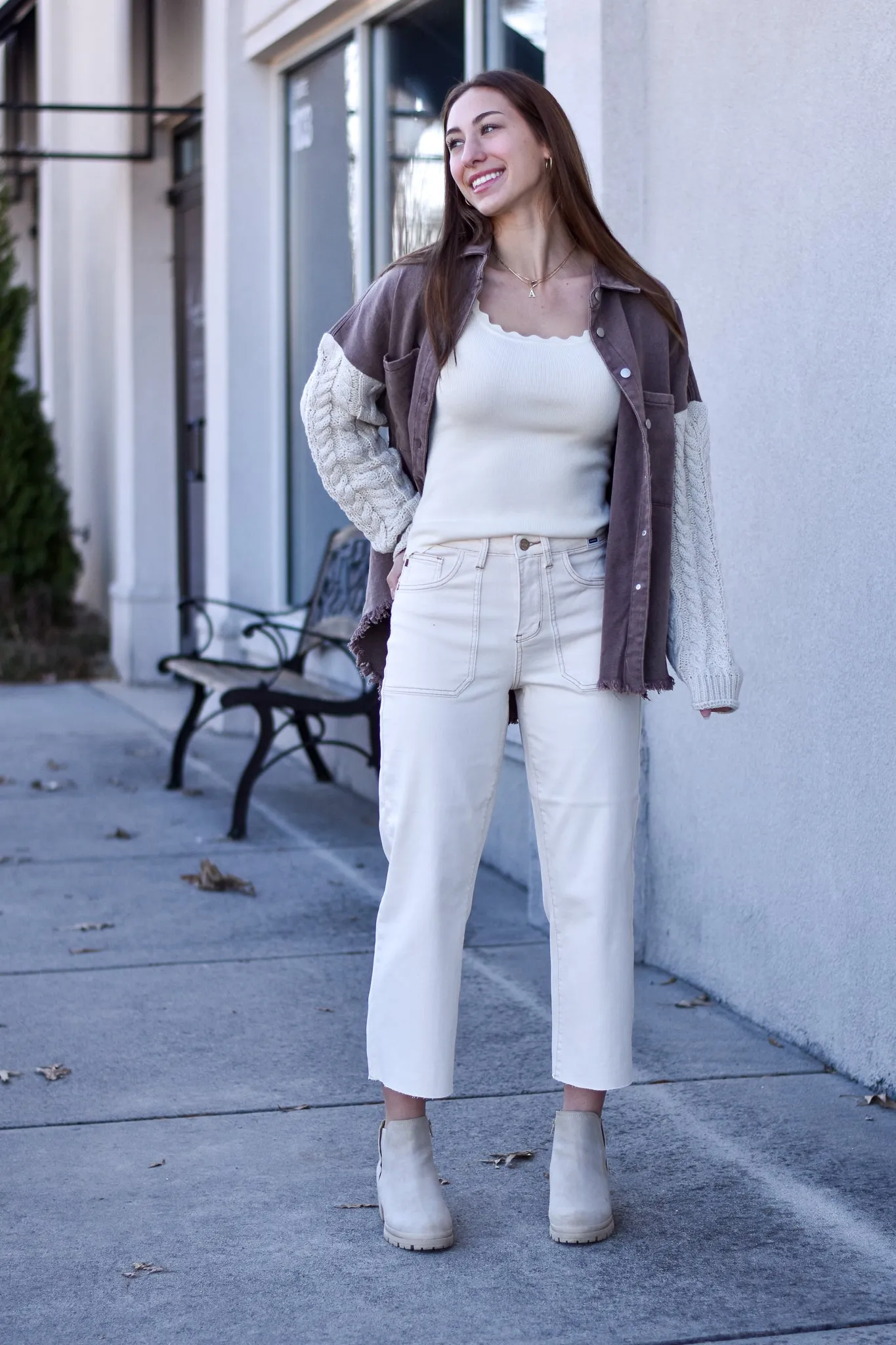 Judy Blue Toni Hi-Rise Cropped Wide Leg Jeans