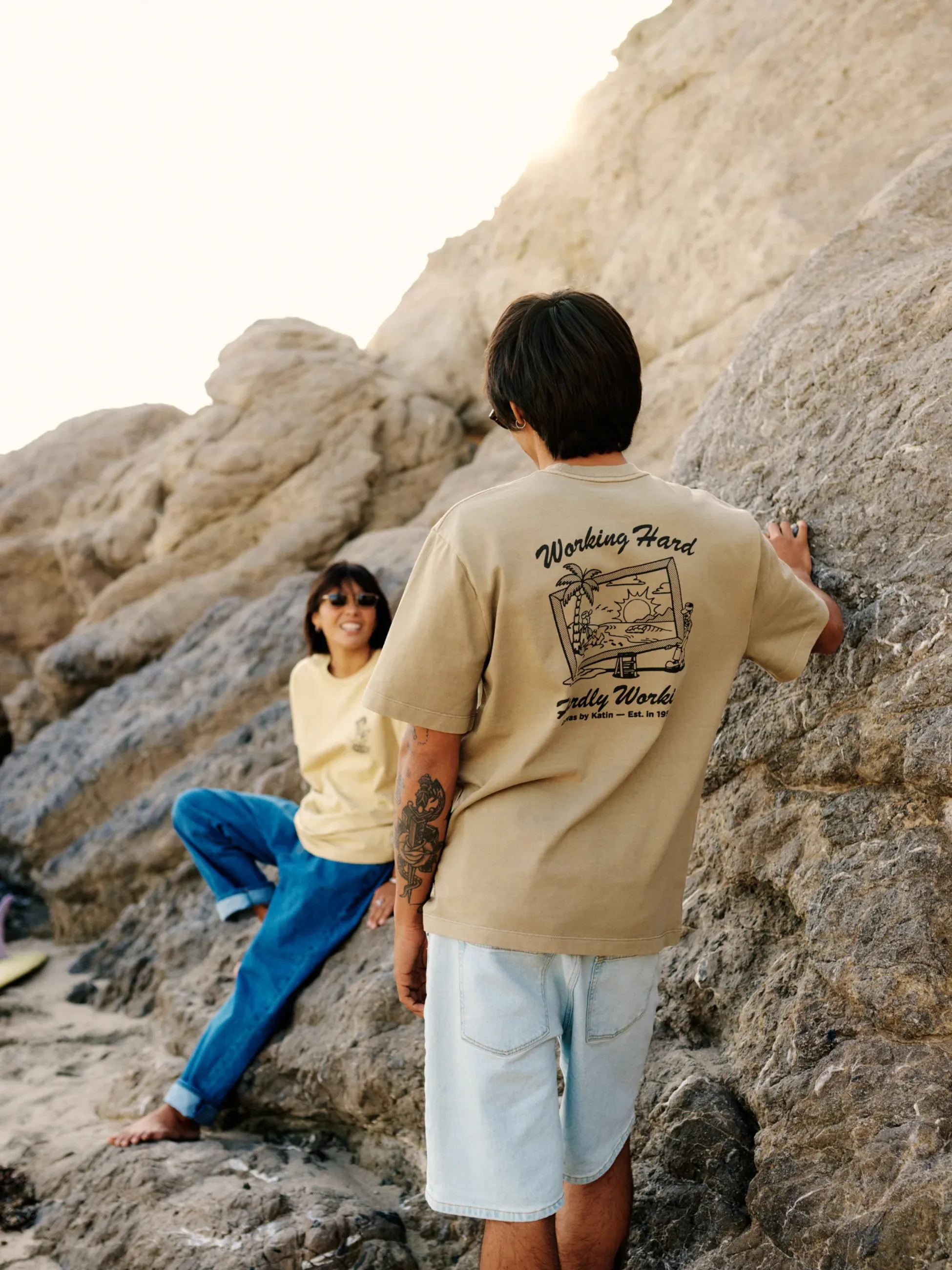 Katin Trabajo Relaxed Tee - Covert Green