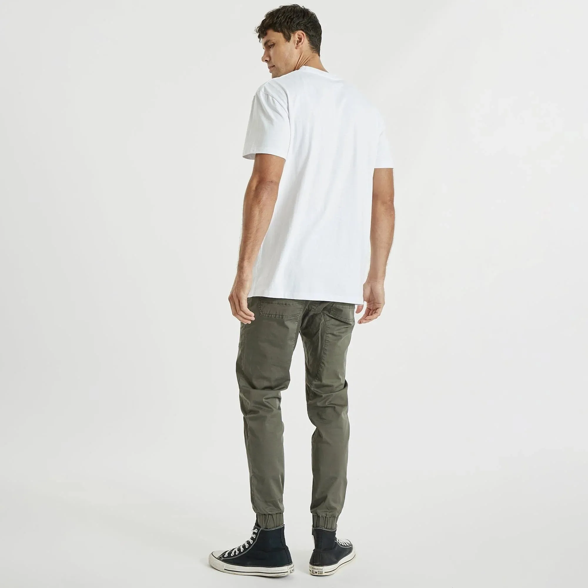 KISS CHACEY Mens Dagger Relaxed Tee Shirt White