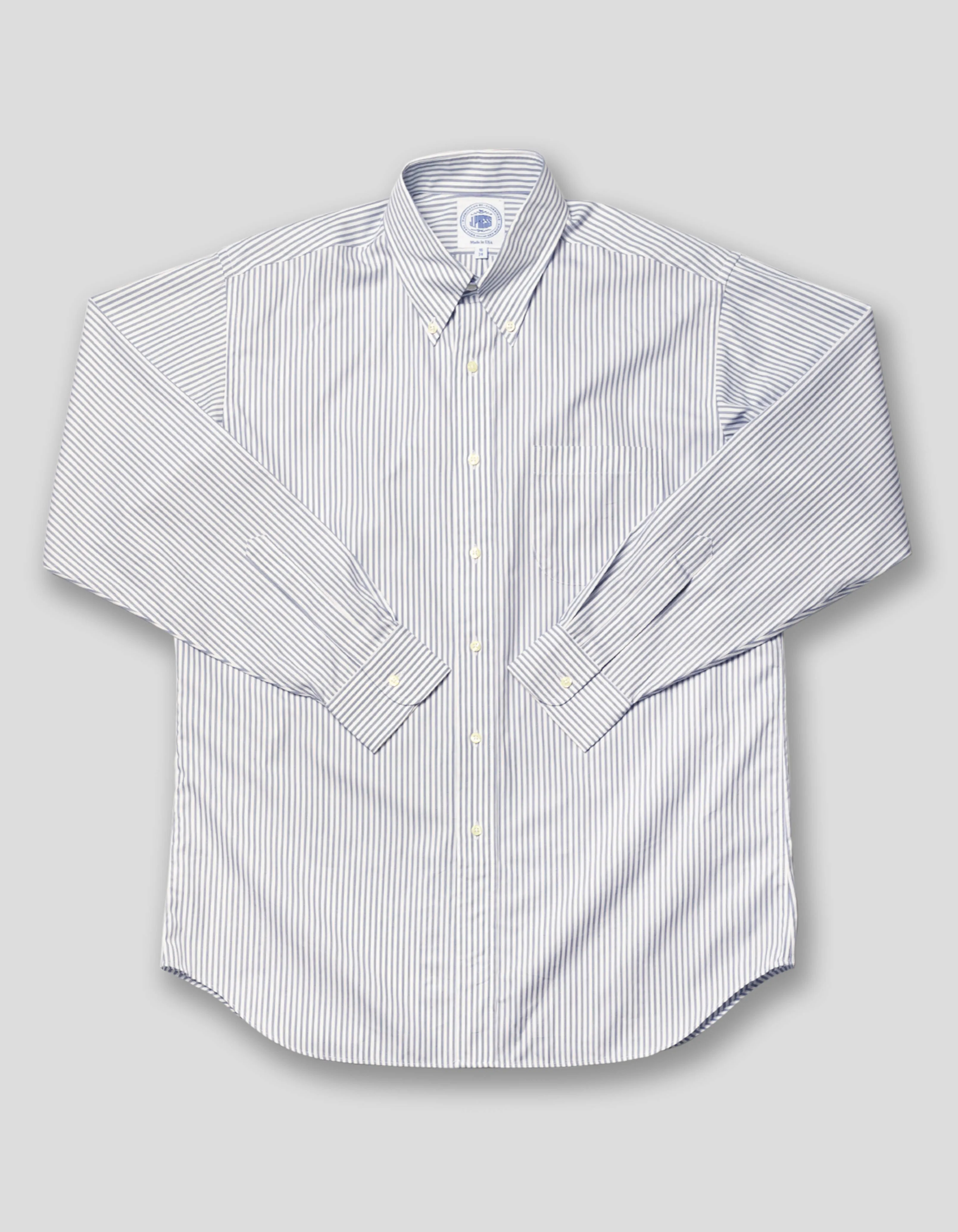 LIGHT BLUE BENGAL STRIPE DRESS SHIRT