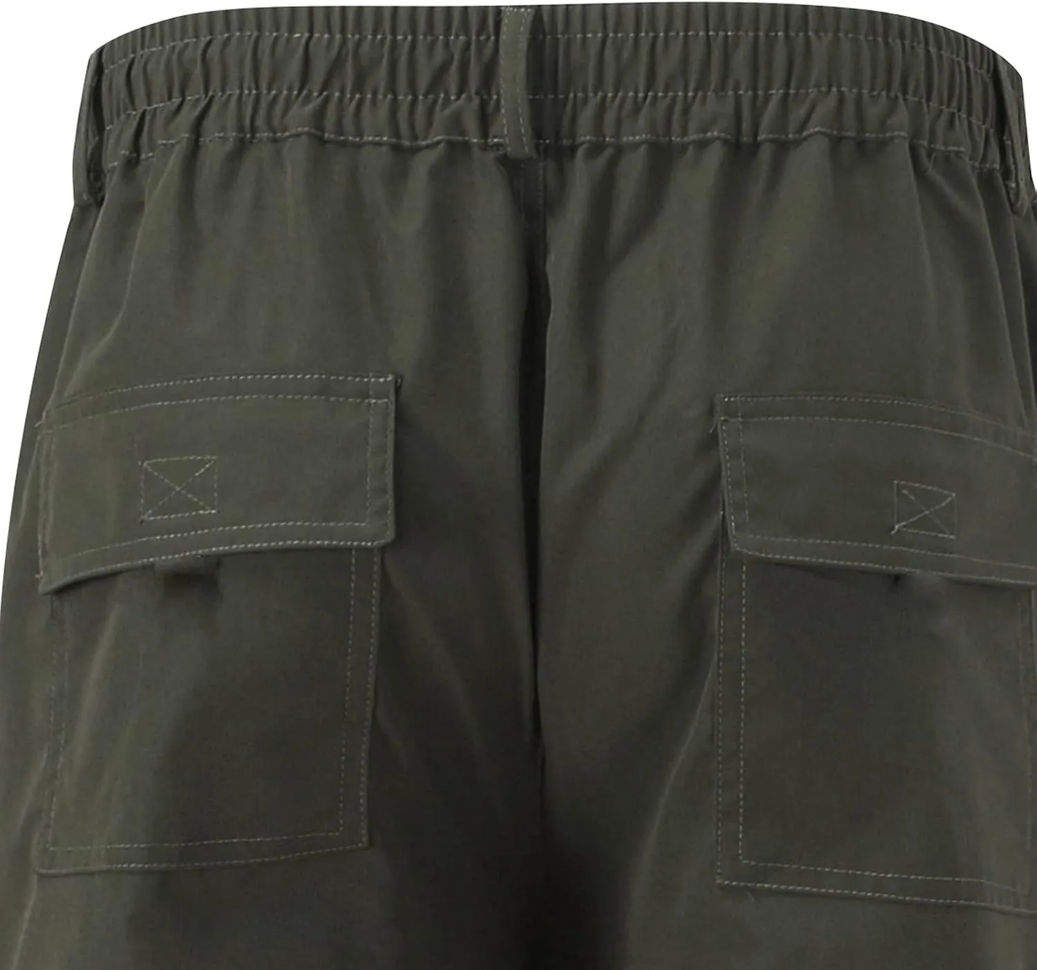 Mens Cargo Pants Relaxed Fit Cotton Hiking Sweatpants Casual Athletic Joggers Outdoor Trousers with Pockets