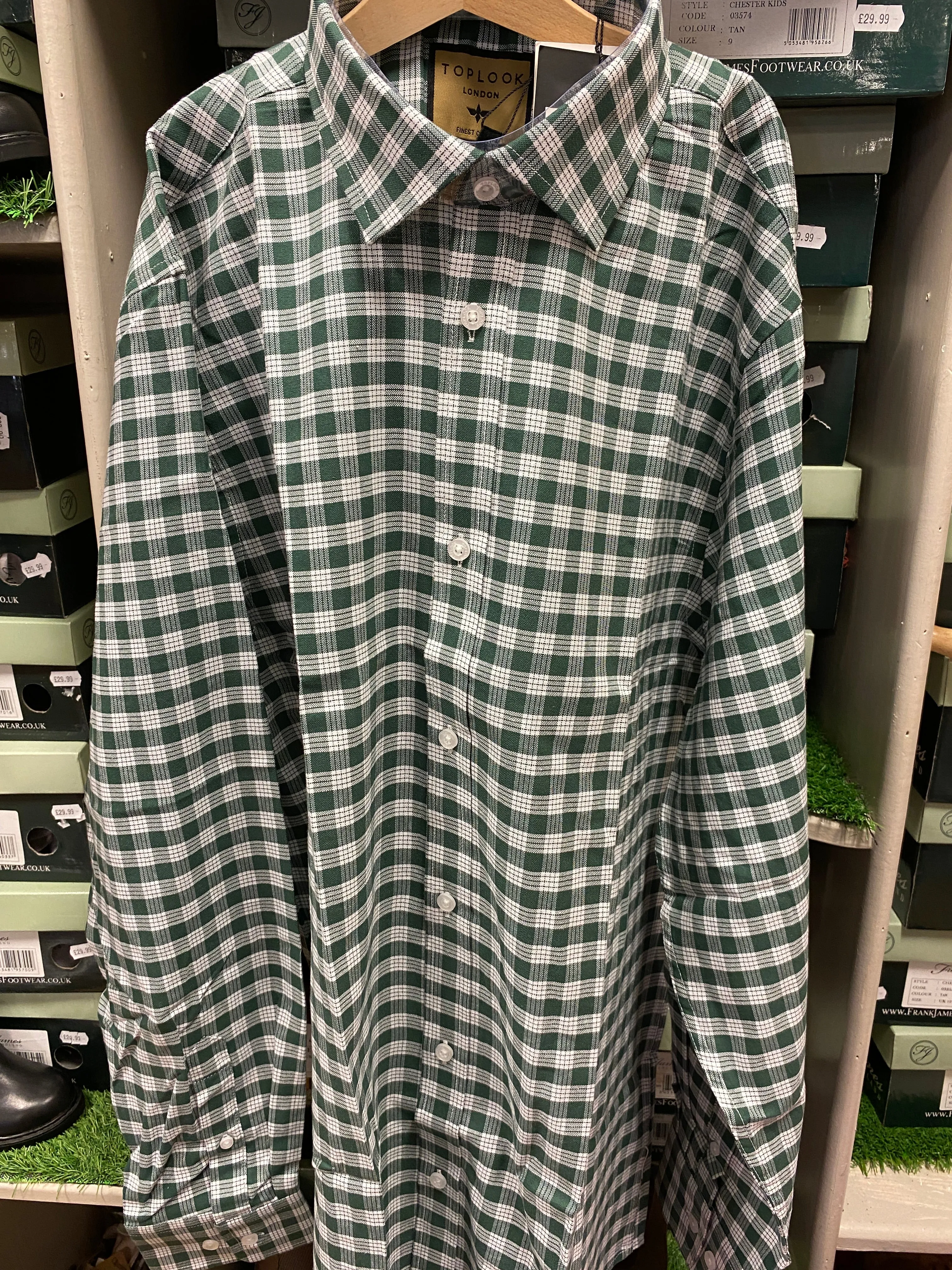Men’s / Teen Cotton check shirts