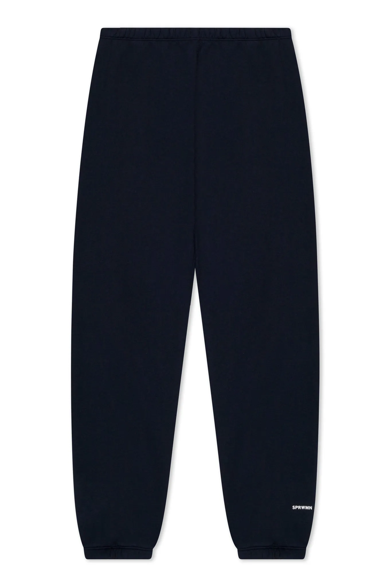 Navy Cotton Mini Logo Sweatpants