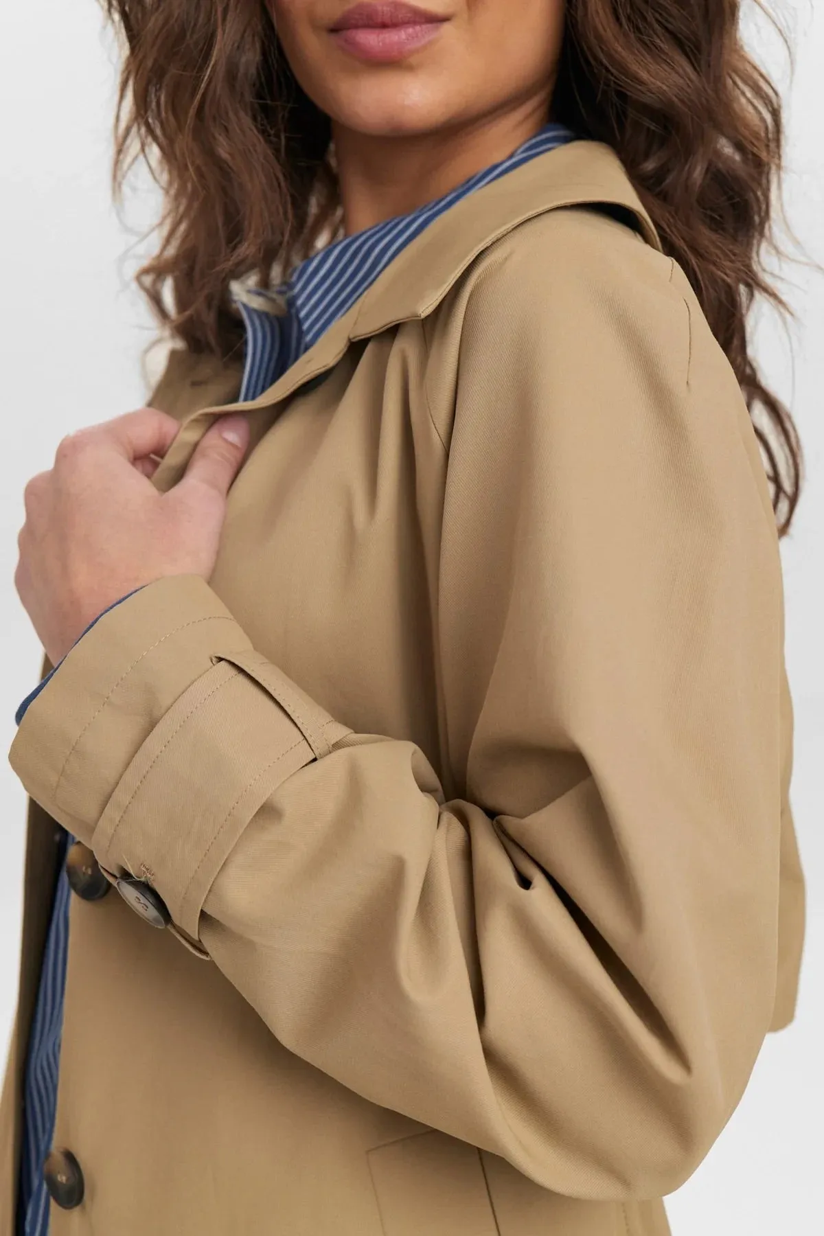 Nuemmas Trench Coat in Tiger's Eye