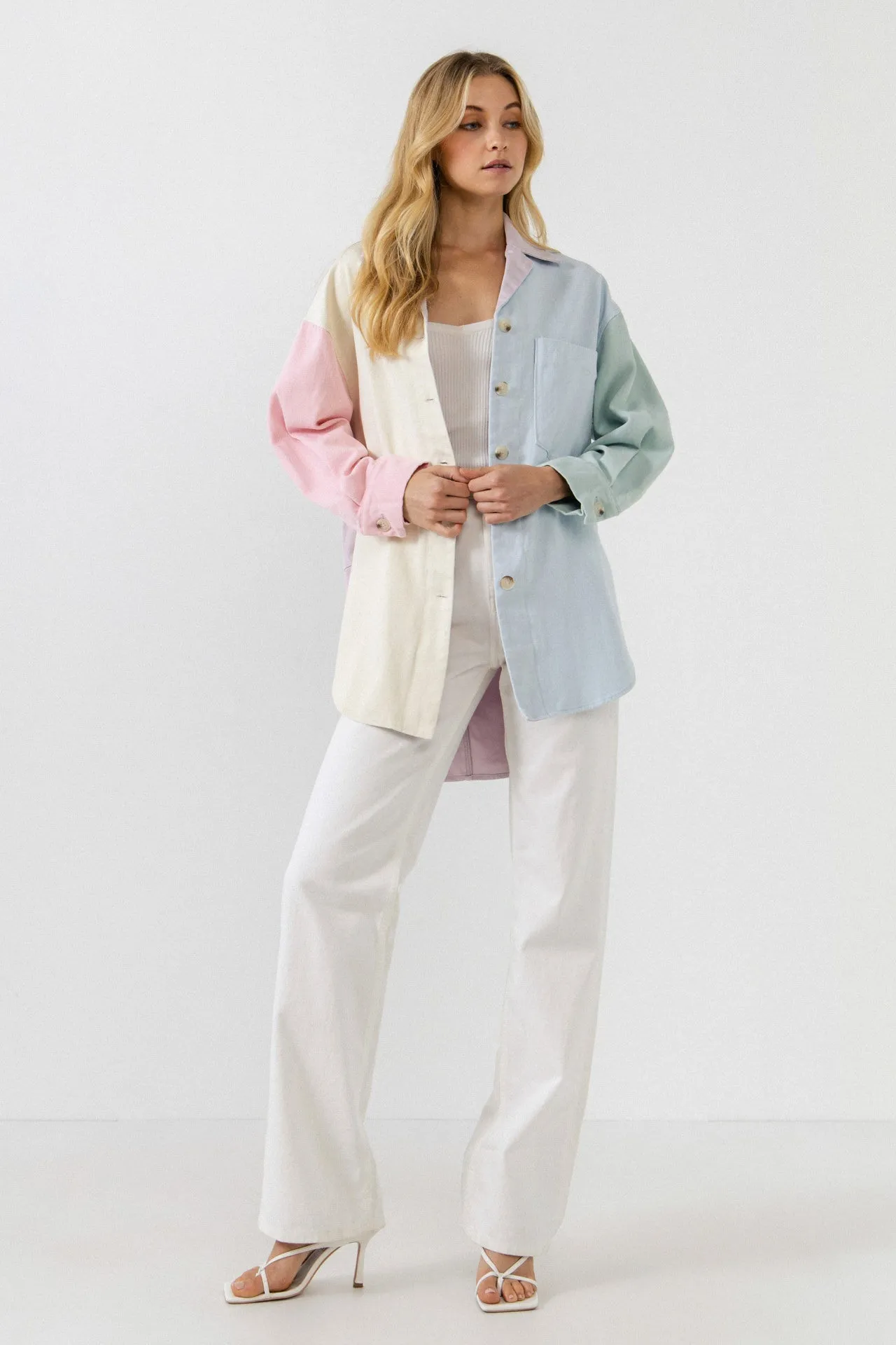Oversized Shirts Jacket