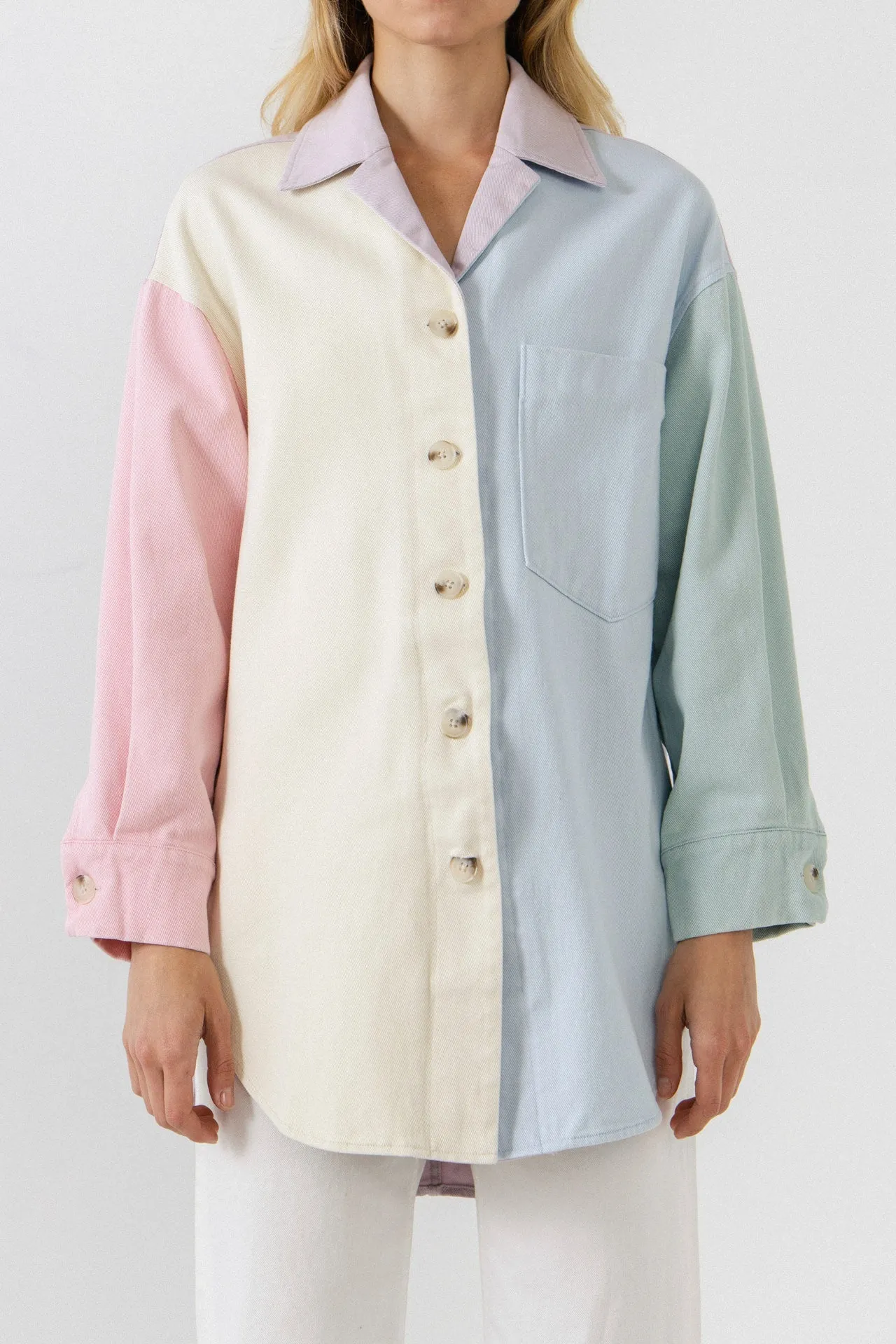 Oversized Shirts Jacket