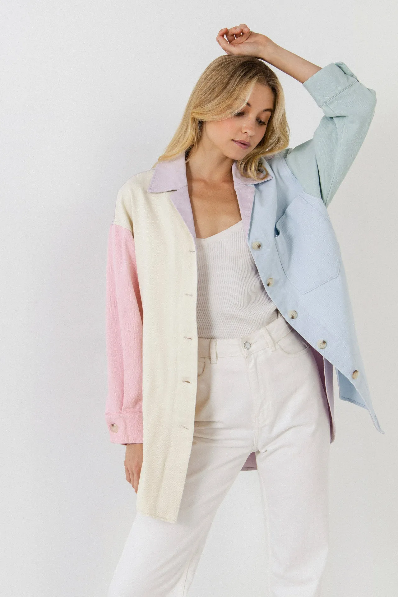 Oversized Shirts Jacket