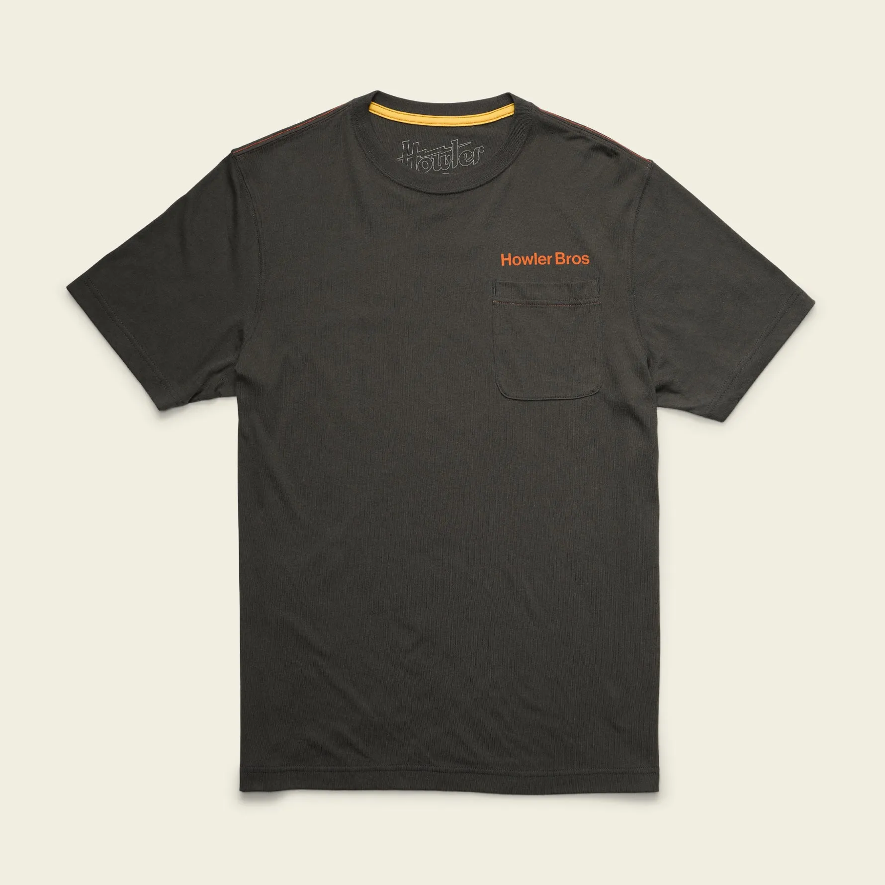 Pelican Postage Pocket T-Shirt - Antique Black