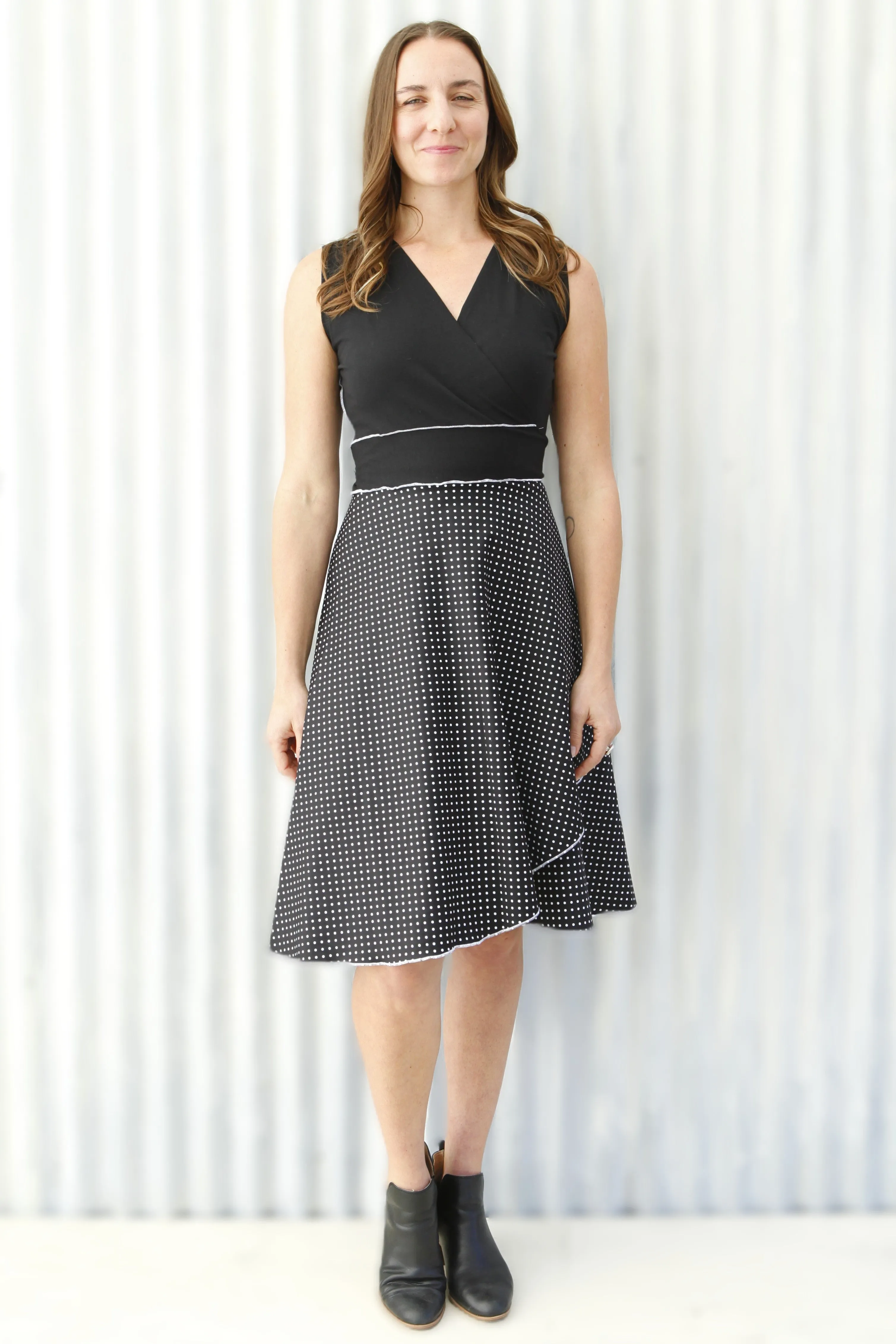 Polka Dot Wrap Dress